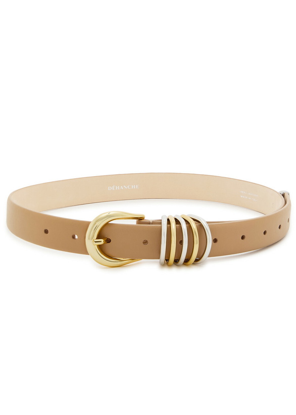 Photo: Dehanche Hollyhock Leather Belt Taupe