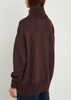 Varley Barker High-neck Stretch-jersey Sweatshirt Brown