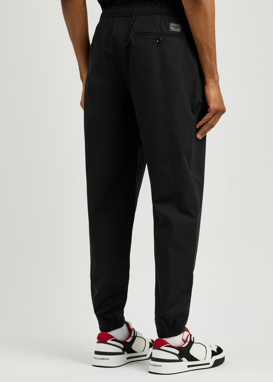 Dolce & Gabbana Cotton-poplin Sweatpants Black