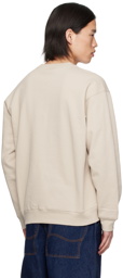 Dime Beige Classic Sweatshirt