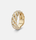 David Yurman DY Madison® 18kt gold ring with diamonds