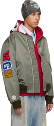 BAPE Green Shark MA-1 Bomber Jacket