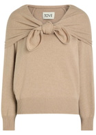 Tove Malia Layered-effect Cashmere Jumper Beige