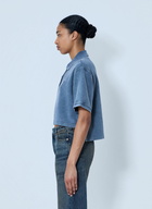 Alexander Wang Cropped Piqué Polo T-Shirt
