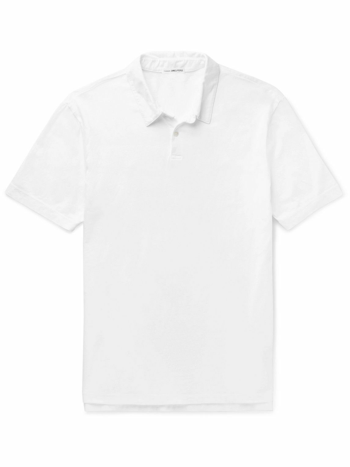 Photo: James Perse - Supima Cotton-Jersey Polo Shirt - White