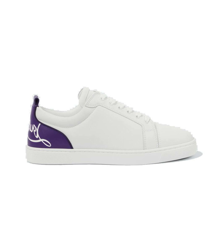 Photo: Christian Louboutin Fun Louis Junior leather sneakers