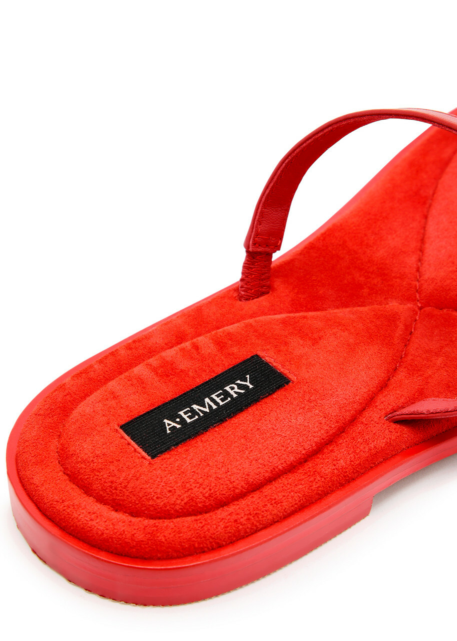 シューズ・サンダルその他 A.EMERY The Remly Sandals cherry-coloured in leather A.EMERY The Remly Sandals cherry-coloured in leather