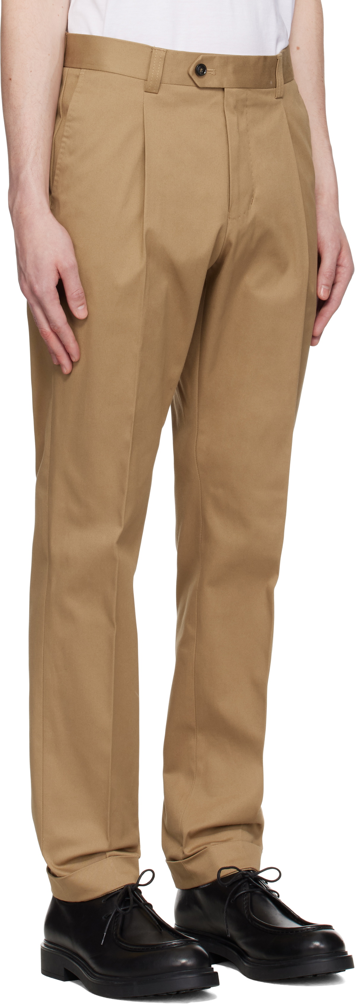 Tiger of Sweden Beige Tenuta P Cotton Chino Trousers