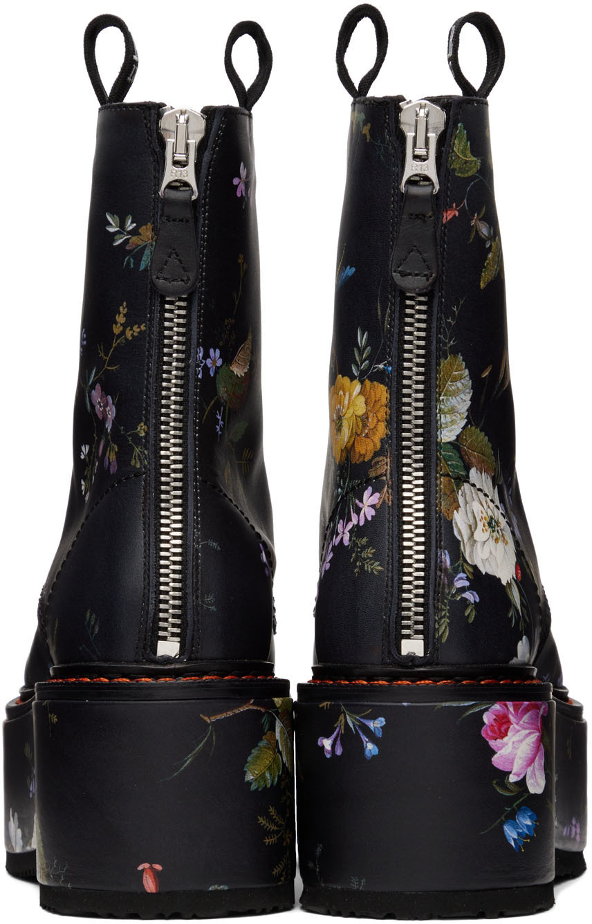 R13 on sale floral boots