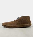 The Row Tyler suede ankle boots