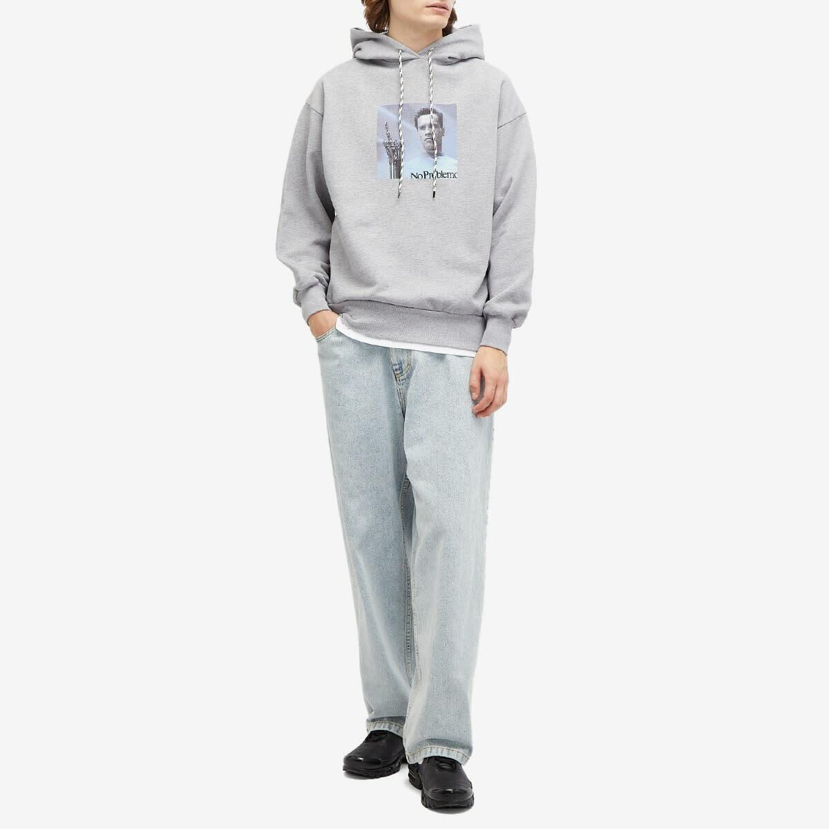 No Problemo Men's I'll Be Back Hoodie in Grey Marl
