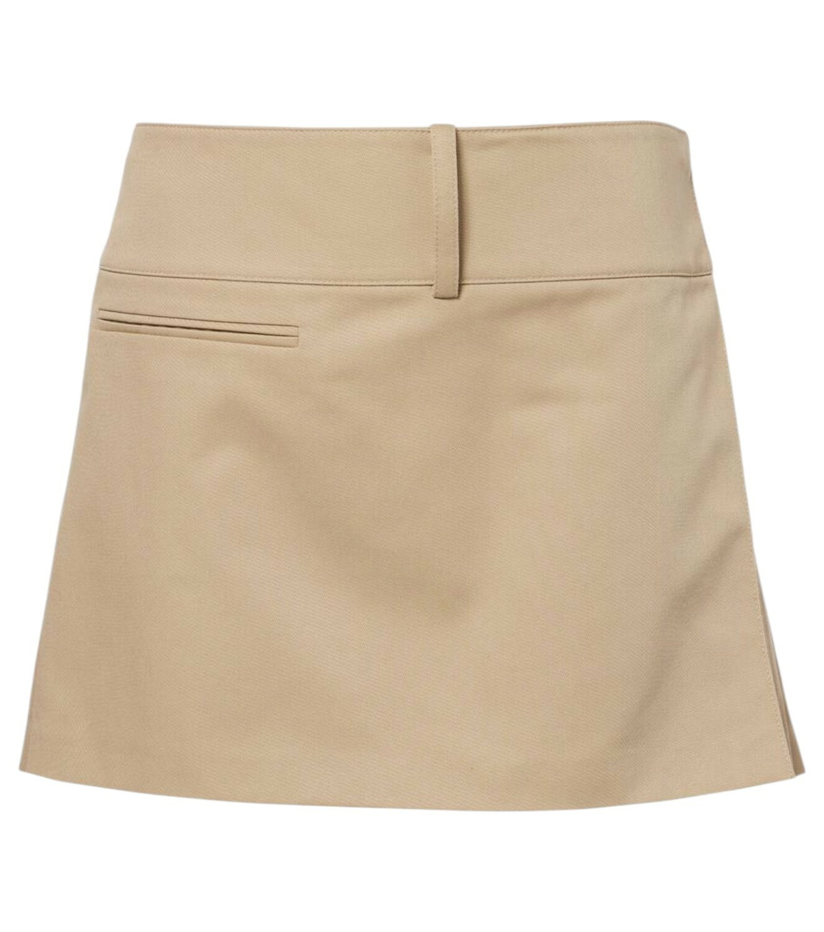 ミニスカート Courreges MINI SKIRT BELTED POLYCOTTON Courrèges Belted and pleated polycotton miniskirt Courreges