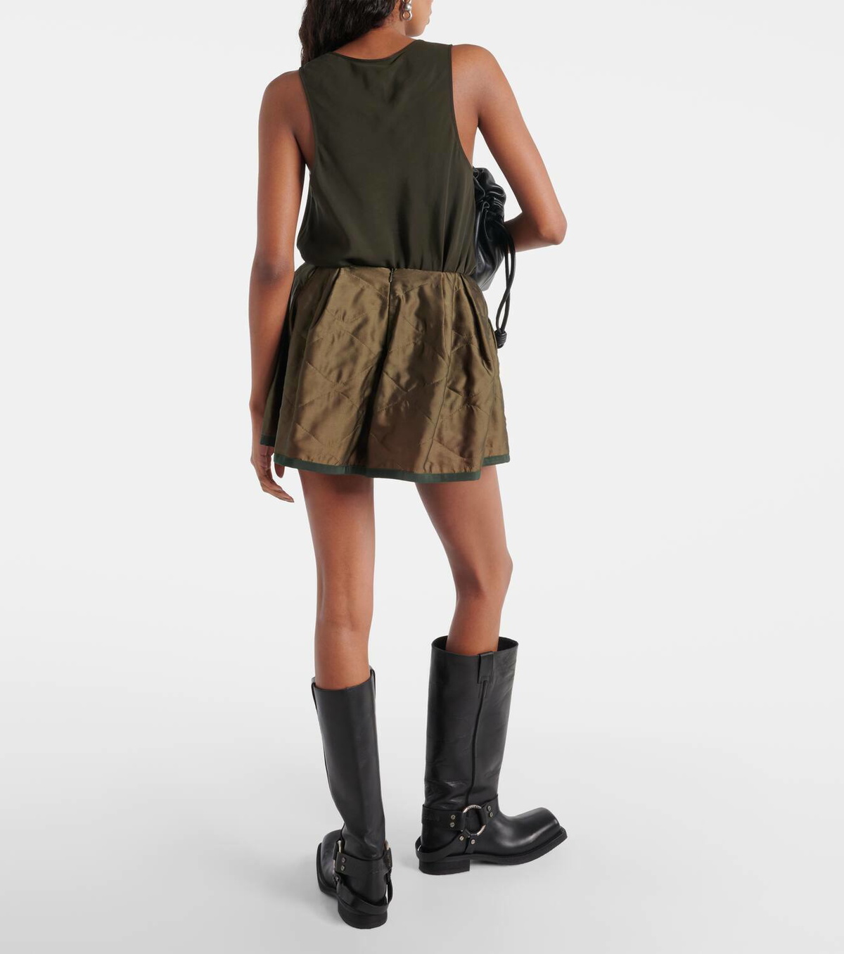 sacai Satin Quilted Shorts サイズ2 Sacai Quilted satin shorts Sacai