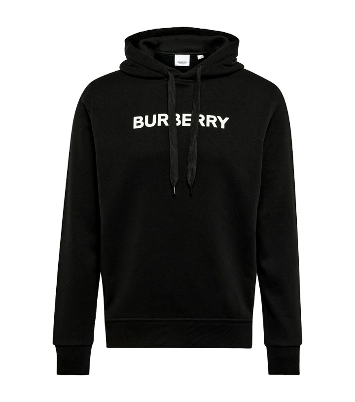 Photo: Burberry - Logo cotton jersey hoodie