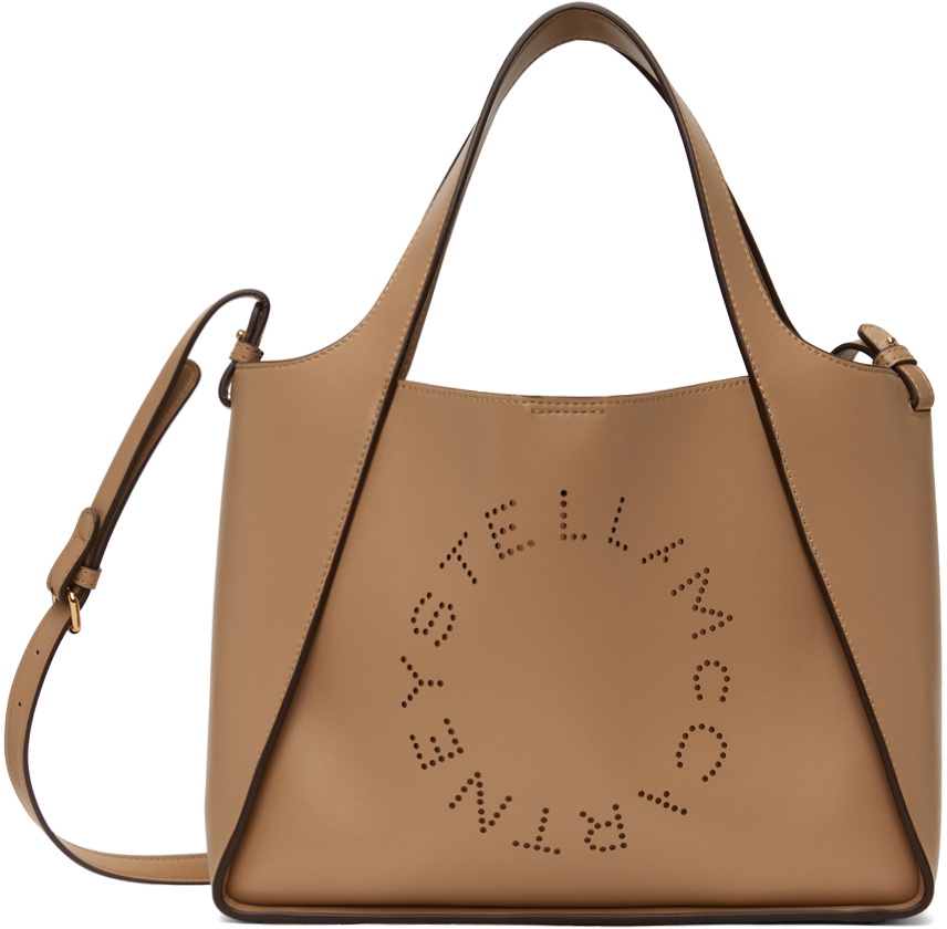 Stella McCartney Beige Stella Logo Tote