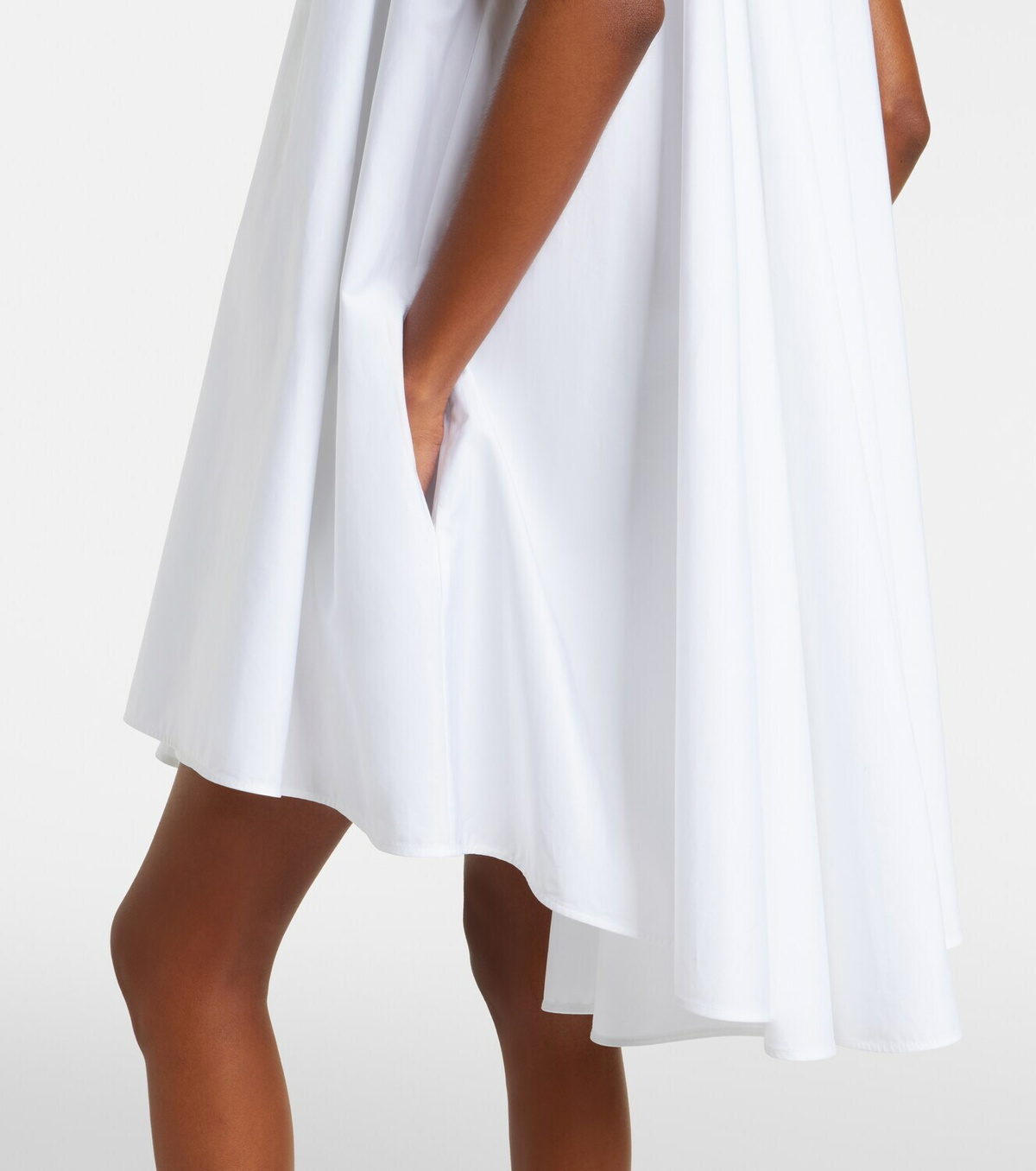 Givenchy Pleated cotton poplin minidress