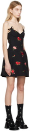 Shushu/Tong Black Corset Minidress