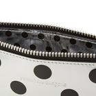 Comme des Garçons SA5100GA Polka Dot Wallet in Silver