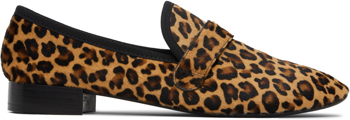 Photo: Repetto Brown Michael Rubber-Sole Loafers