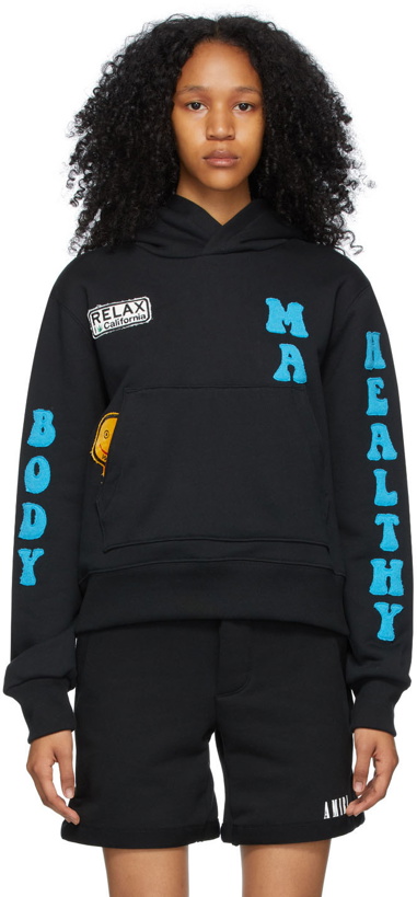 Photo: AMIRI Black A Love Movement Edition 'Healthy Body' Hoodie