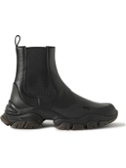 Moncler Genius - 6 Moncler 1017 ALYX 9SM Ary Rubber-Trimmed Leather Chelsea Boots - Black