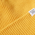Norse Projects Men's Norse Beanie in Industrial Yellow