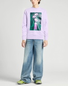 Msgm Mens Sweatshirt Lilac