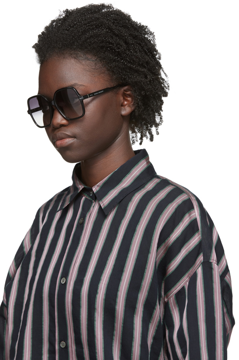 Isabel Marant Black Oversized Square Sunglasses Isabel Marant display picture 3
