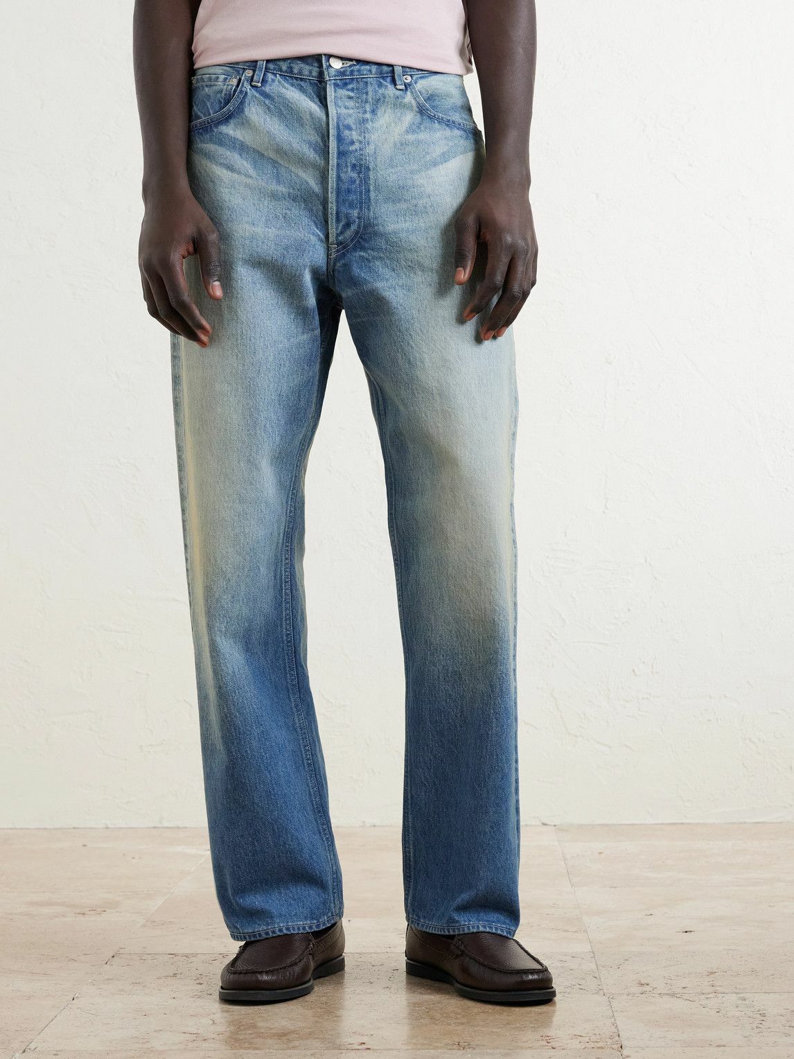 Auralee - Straight-Leg Selvedge Jeans - Blue