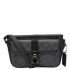 Coach Men's Beck Signature Slim Crossbody Bag in Charcoal