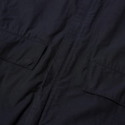 Stone Island Men's Nylon Cotton Batavia Mac in Navy