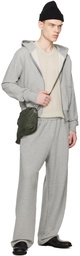 Omar Afridi Gray Riveted Lounge Pants