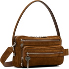 Acne Studios Brown Camero Party Suede Bag