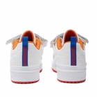 Adidas Men's Adilicious Forum Low 'Superfly' Sneakers in White/Red