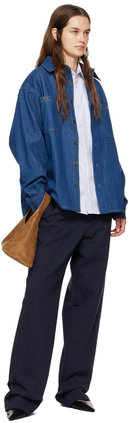 Carter Young Indigo Washed Denim Shirt