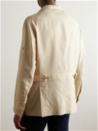 Brunello Cucinelli - Linen and Wool-Blend Overshirt - Neutrals