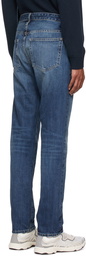 Frame Blue Relaxed Straight Jeans