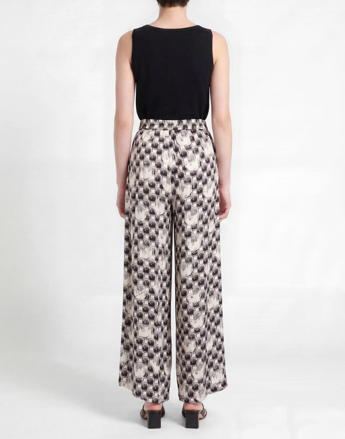 Manila Grace Womens Pants in Off white