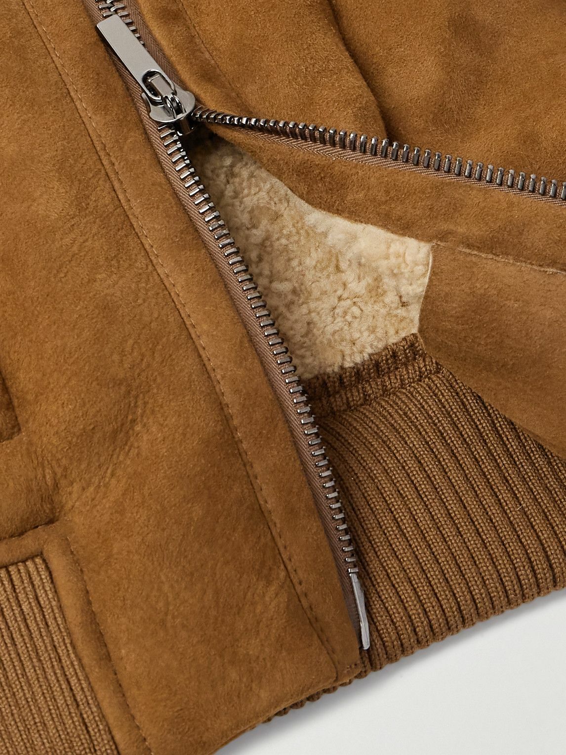 Incotex - Montedoro Shearling Jacket - Brown