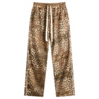 Cole Buxton Men's Piped Track Pant in Leopard