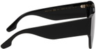 Victoria Beckham Black Oversize Cat-Eye Sunglasses