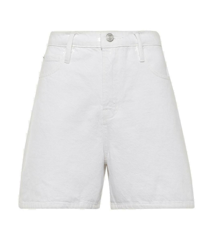 Photo: Frame Easy high-rise denim shorts