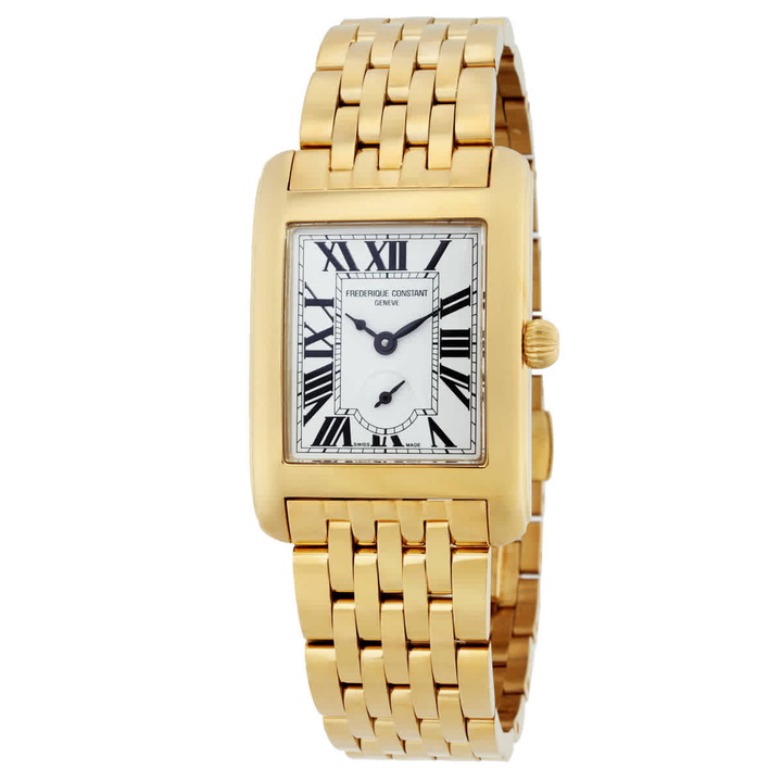 Photo: Frederique Constant Classics Carree Quartz Silver Dial Watch FC-235S2C5B