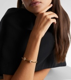 Ananya Chakra Icon 18kt gold bracelet with diamonds and quartz
