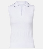 Varley Marit argyle polo shirt