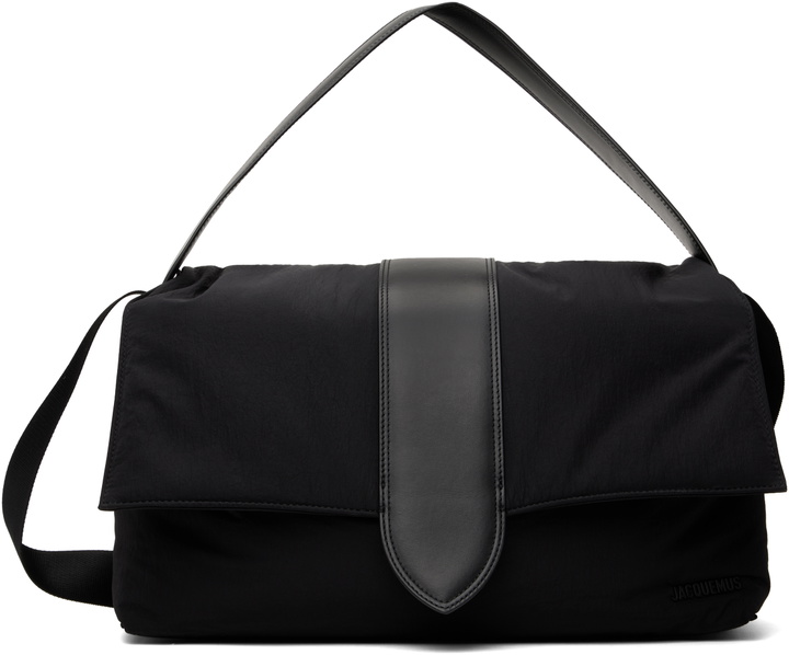 Photo: JACQUEMUS Black La Croisière 'The Bambino messenger' Bag