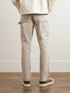 Gallery Dept. - La Flare Carpenter Slim-Fit Distressed Paint-Splattered Jeans - Gray