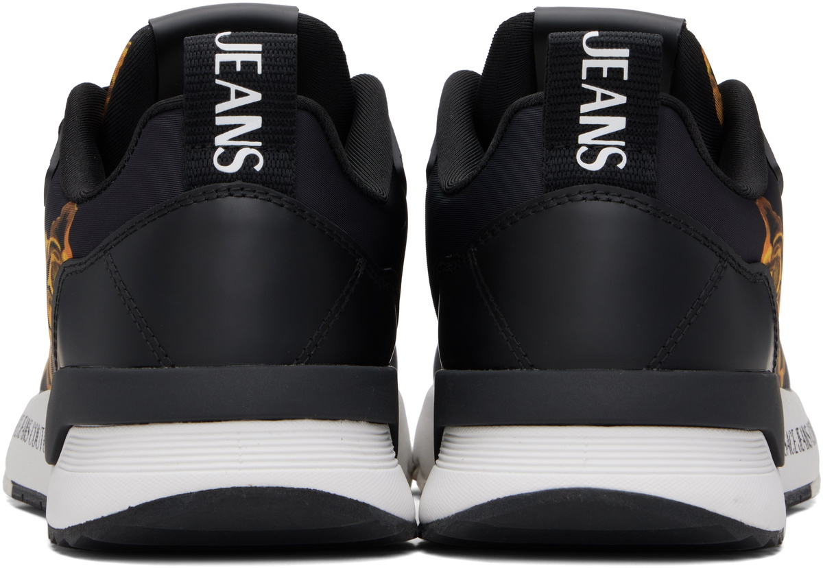 Versace Jeans Couture Black Barocco Sneakers