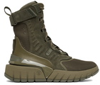 Balmain Khaki Suede B-Army High-Top Sneakers