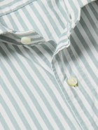 Sid Mashburn - Striped Cotton-Chambray Shirt - Blue